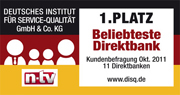 Beliebteste Direktbank 2011 Beliebteste Direktbank 2011
